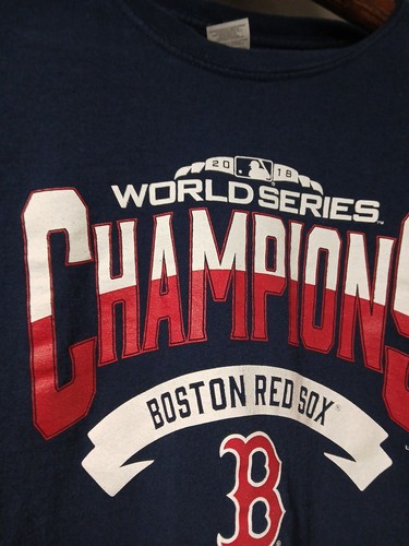 Boston Red Sox World Series Champions 2018 blau MLB T-Shirt Größe Large L - Bild 11 von 15