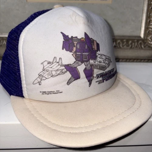 G1 Transformer 1986 Hasbro Blitzing Kids Trucker Hat/ Vintage/ Rare!!