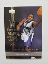 2003-04 Upper Deck Honor Roll Tremendous Talents Chris Webber #TT6 HOF