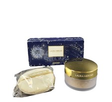 Laura Mercier Translucent Loose Setting Powder 1oz  Puff The Guiding Star