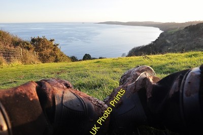 Photo A3 Teignbridge : Coastal Scenery Higher Gabwell The new boots I ha c2014