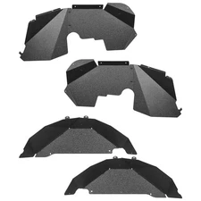 Uimoso Front+Rear Inner Fender Liners for 07-2018 Jeep Wrangler JK/JKU Unlimited