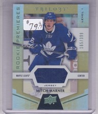 2016-17 UD Rookie Premieres Mitch Marner Maple Leafs 165/399 Jersey