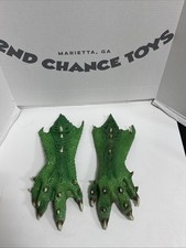 Scaly Monster Green Claws Hands Scary Adult Halloween Costume Gloves