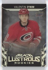2017-18 SPx UD Black Lustrous Rookies 185/299 Valentin Zykov #LR-VZ 02xd