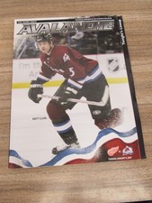 2006-07 Avalanche vs. Red Wings Program 1/9/07 Brett Clark w/ Roster Card