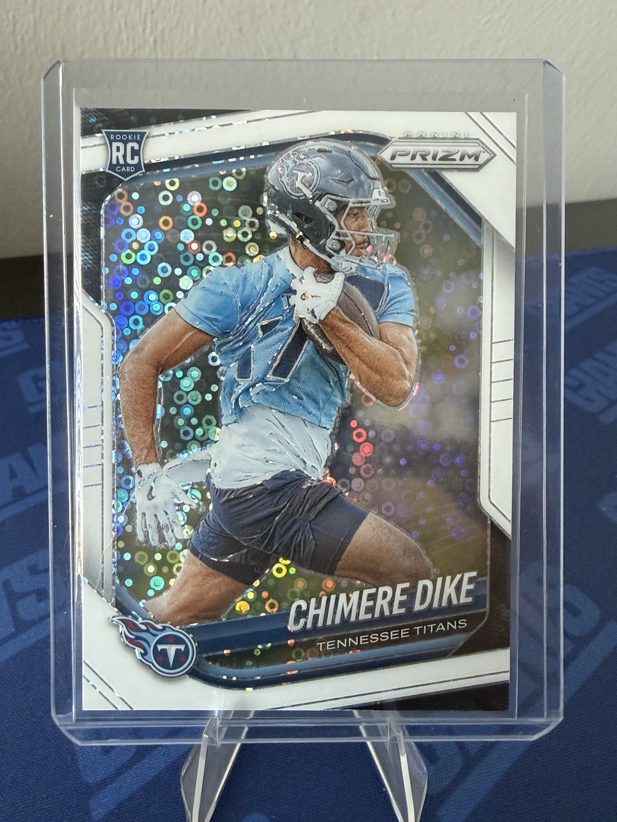 2025 Panini Prizm - Rookies Chimere Dike #396 White Disco Prizm (RC)