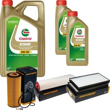 Inspektionspaket Castrol EDGE Titanium 5W-30 LL 7L f�r BMW 5er Touring 525d