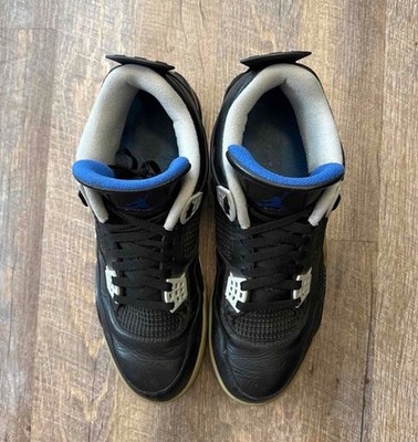 Air Jordan 4 IV Retro Motorsports Alternate Black Blue Sz 14