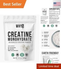 Creatine Monohydrate Powder, Micronized, Unflavored Creatine for Men & Women,...