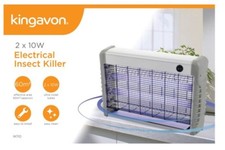 Electric Insect Killer 2 x 10W | Indoor Bug Zapper Fly Mosquito Trap Kingavon