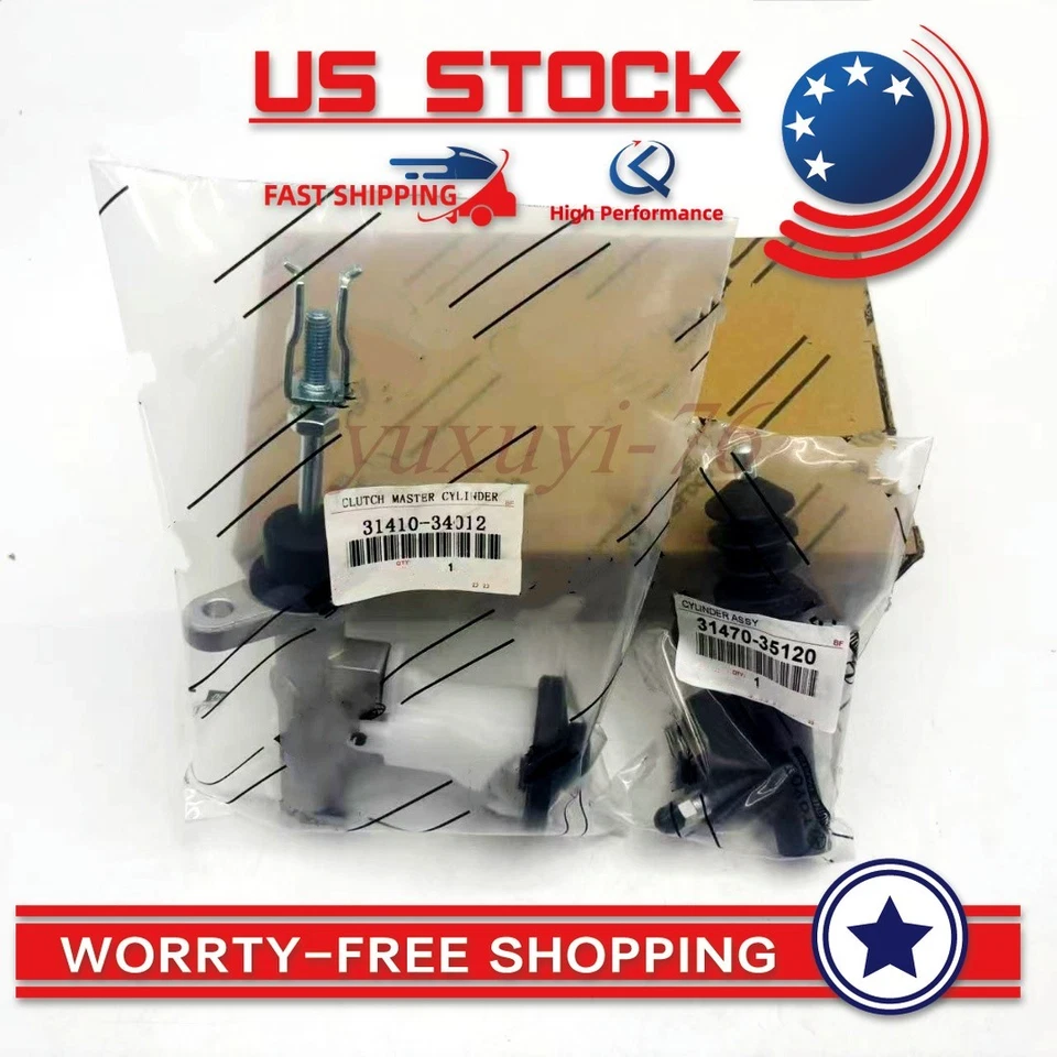 OEM For Toyota Tacoma 2.4L 2.7L 3.4L V6 L4 95-04 Clutch Master & Slave Cylinder Foto 3 de 4