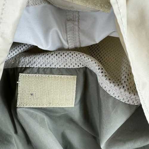 Columbia Sage Green Tan Lightweight Hooded Full Zip Packable Windbreaker Size M - Picture 8 of 13