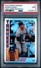PSA 9 mint 2019 TOPPS CHROME 1984 TOPPS BASEBALL #1 AARON JUDGE Yankees all rise