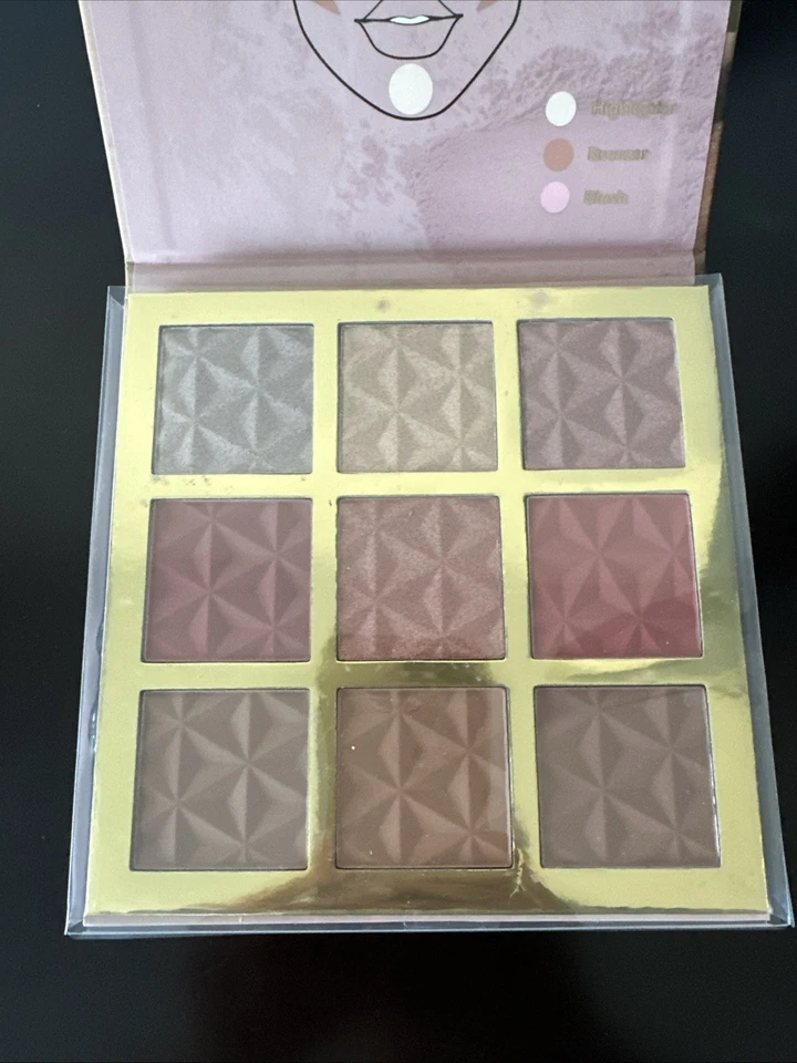 Paleta Ellen Tracy PERFECT COMPLEXION - Iluminador, Bronceador y Rubor - 9 Tonos Foto 3 de 4