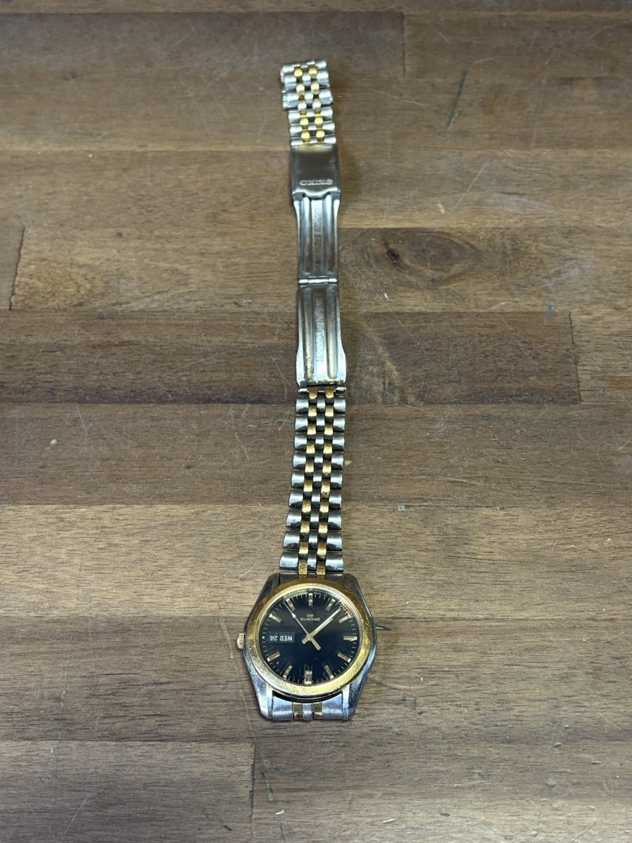 Vintage Seiko 7n48-8a00 Gold And Black For Parts | eBay Vintage Seiko 7n48-8a00 Gold And Black For Parts | eBay