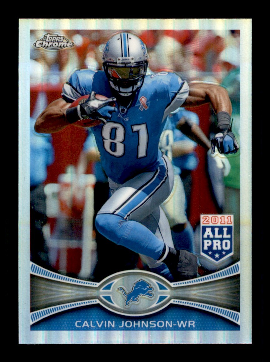 2012 Topps Chrome Refractors #115 Calvin Johnson