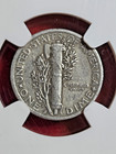 1944-S Mercury Dime 10C 90% Silver NGC Genuine Route 66 The Mother Road — photo 4