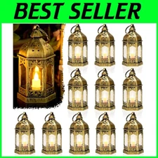 Exquisite Decorative Lanterns for Indoor Use, Pack of 12