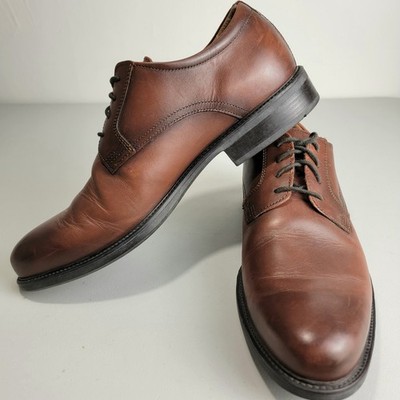Geox Respira Oxford Dress Shoes Men's Size 9 Brown U Carnaby Smooth Leather