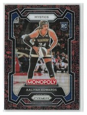 Aaliyah Edwards 2024 Panini Prizm Monopoly WNBA Red Classic Icons RC Rookie #13