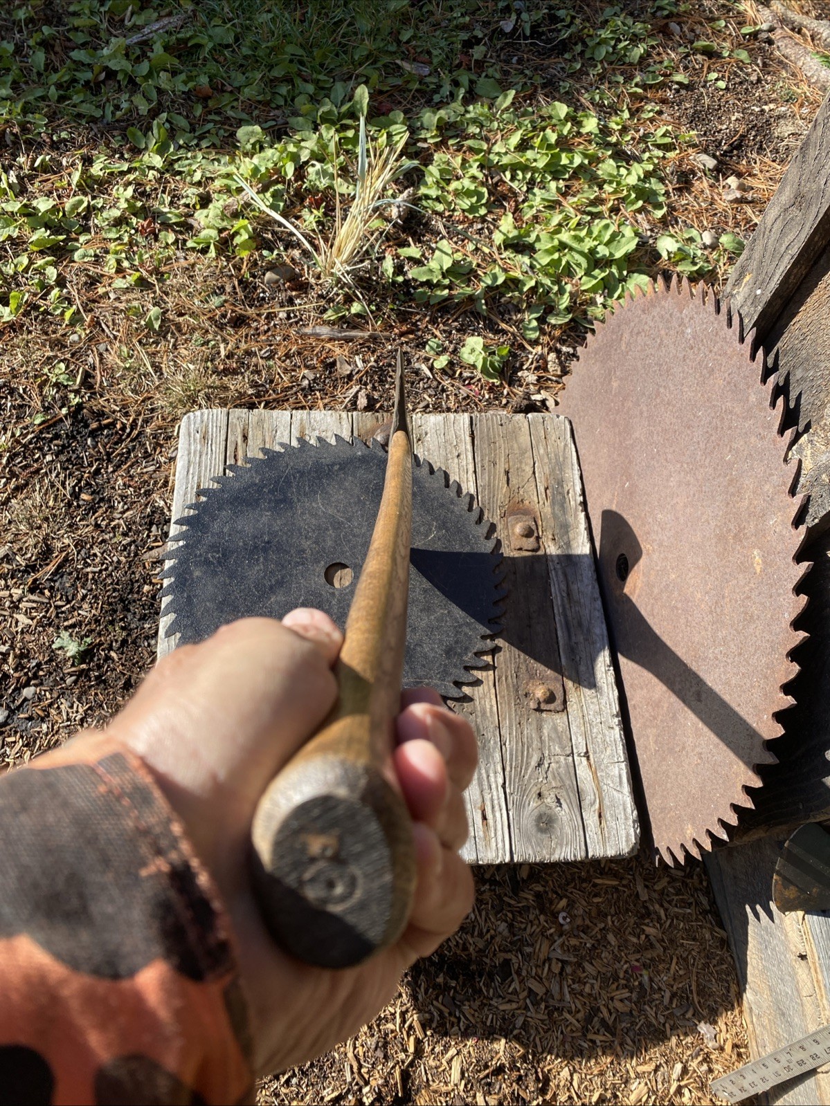 Vintage Woodings Verona US95 Double Bit Axe Solid Handle