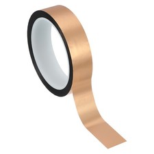 Metalized Polyester Film Tape 1 in x 55 Yards Champagne