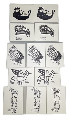 12 Cards Neiman Marcus Museum Natural Science Stationary Native Tribal