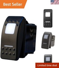 12v 20 Amp Waterproof On-Off-On 2 Position Boat Marine DPDT 7 Pin Rocker Swit...