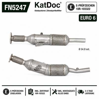   DPF Partikelfilter Renault Espace Megane Scenic Talisman 1.6 dCi Euro 6