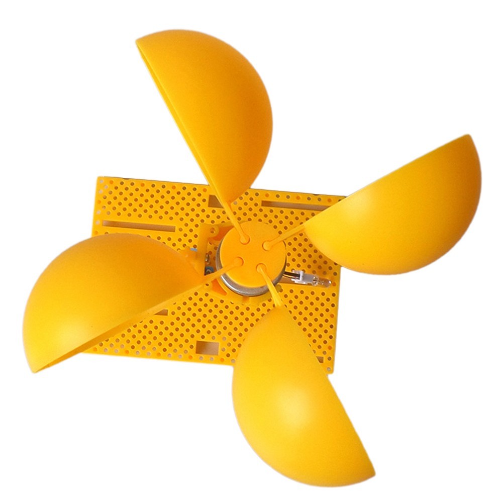Kit Mini éolienne à Monter Soi-même - Générateur D'énergie Alternative Avec Ampoule LED - 12