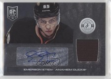 2013-14 Totally Certified Rookie Auto Jerseys Emerson Etem #169 Auto 0mj2