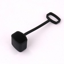 6pcs Kazoo Covers Dustproof Silicone Protective Kazoo Covers Supplies Black