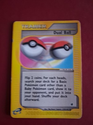 DUAL BALL 139/165 EXPEDITION POKEMON KARTE ENGLISCH ENG
