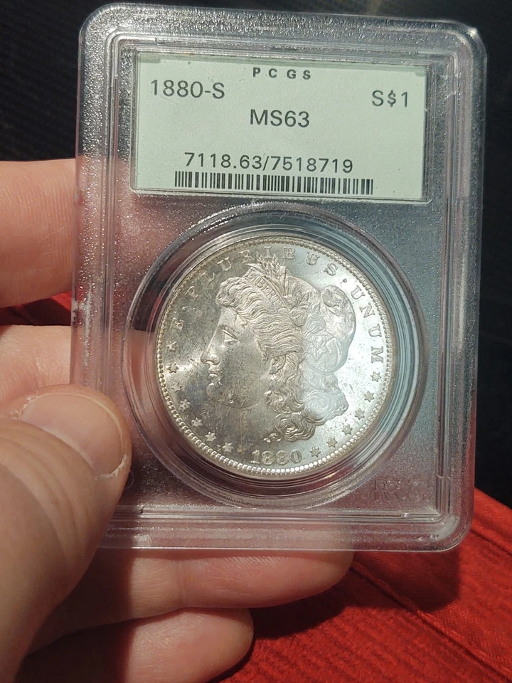 1880-S Morgan Silver Dollar PCGS OGH MS63 Gen 3.1-Should be Proof Like - Image 2 of 4