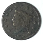1834-P Large Cent — photo from another recent sale