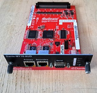 YAMAHA MY16 AUD Audinate Dante Audio Interface Card / TOP