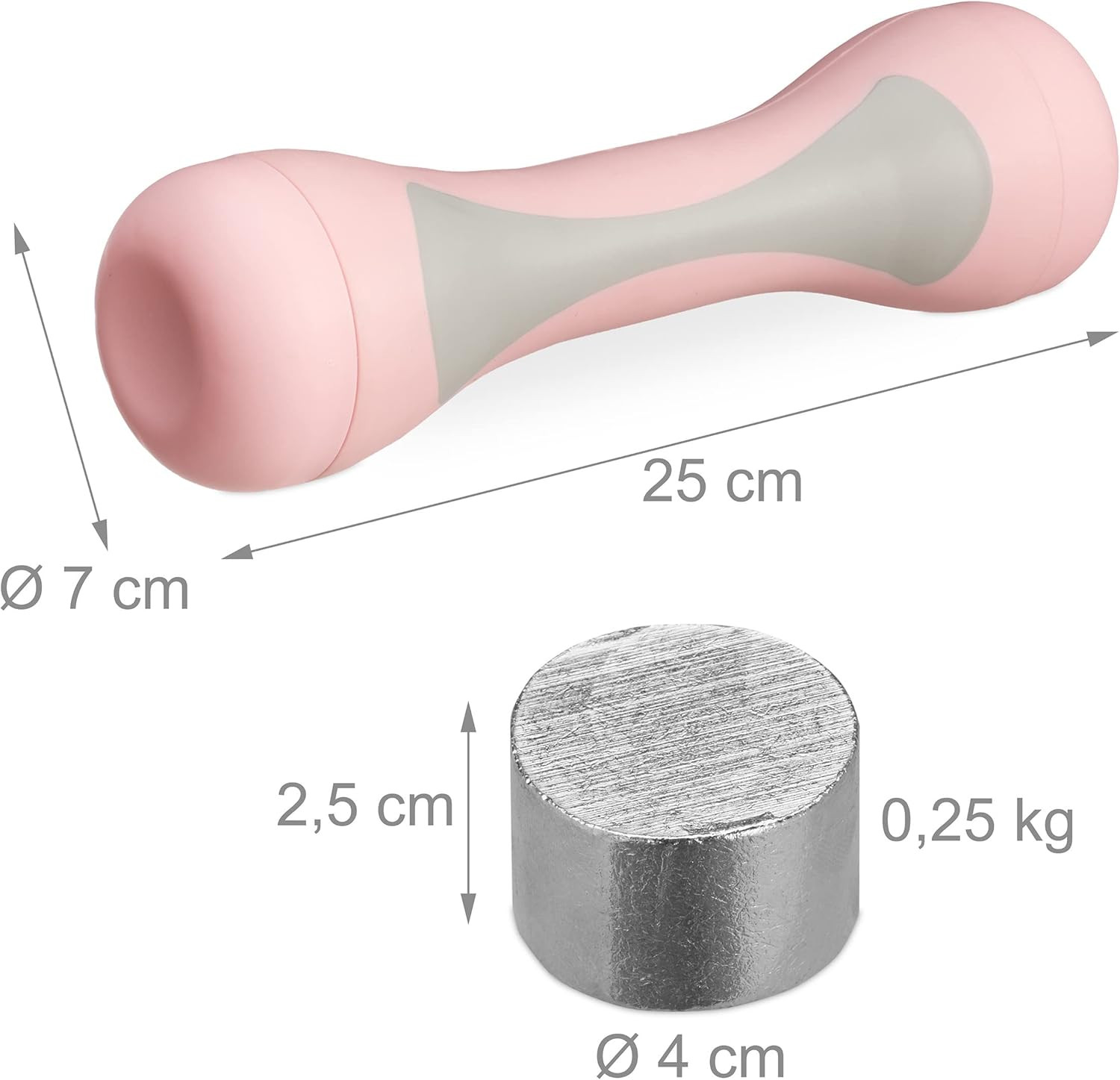 Set di 2 manubri regolabili per fitness foto 4
