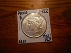 1922 Peace Type Silver Dollar AU+ NICE!!!! LOOOOOOOOK!!!!!!!