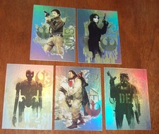 Five Topps Star Wars Rogue One Foil Subset Cards