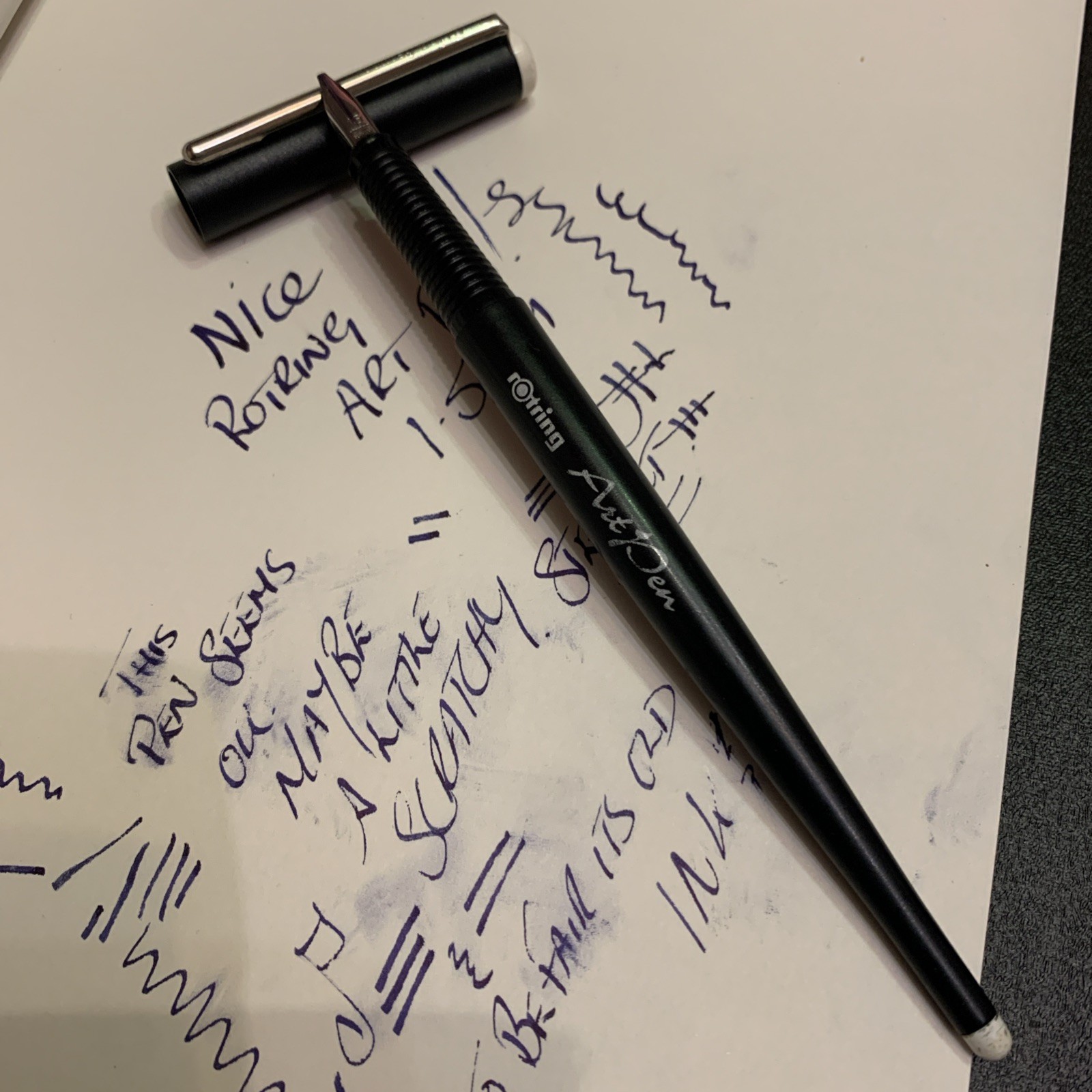 ROTRING ART PEN 1.5 mm Germany German calligraphy calligraphic writer artist 