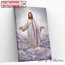 Jesus Christ Paint By Numbers Kit Canvas Oil Acrylic Art Home Wall Decor DIY