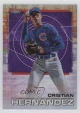 2021 Bowman's Best Purple Refractor 79/250 Cristian Hernandez #3 10k8