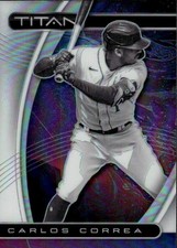 2021 Panini Chronicles Carlos Correa #21 Titan Holo Houston Astros 33B