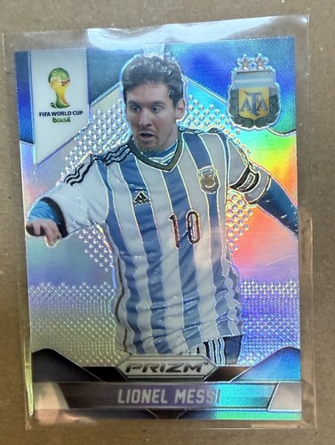 Lionel Messi SILVER Panini Prizm World Cup 2014 Lionel Messi #12 Argentina