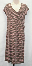 Liz Lange Maternity for Target Brown Short Sleeve Long Dress Size S RN#17730