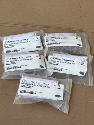 (LOT 5 PCS) EXTRON 70-103-14 AAP (2)3XLR F-SLDR NEUTRIK BLK