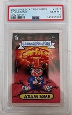 2025 Topps  x Andy Friedman Shoebox Treasures Adam Bomb Non-Sport GPK SSP PSA 10