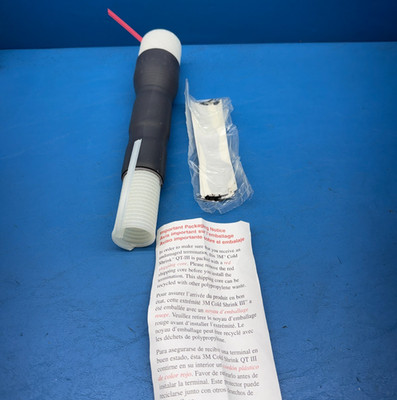 Lot of 5 - 3M Cold-Shrink QT-III 12'' Silicone Rubber Termination Kit