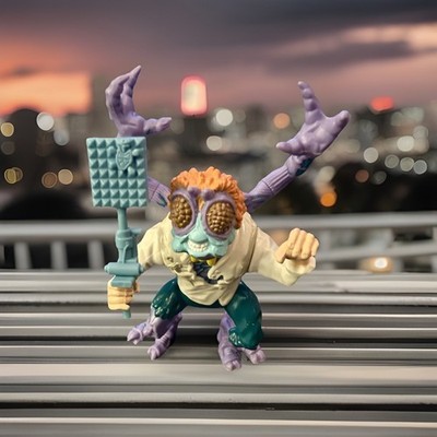 TMNT: Teenage Mutant Ninja Turtles, Baxster Action Figure. Missing Pieces